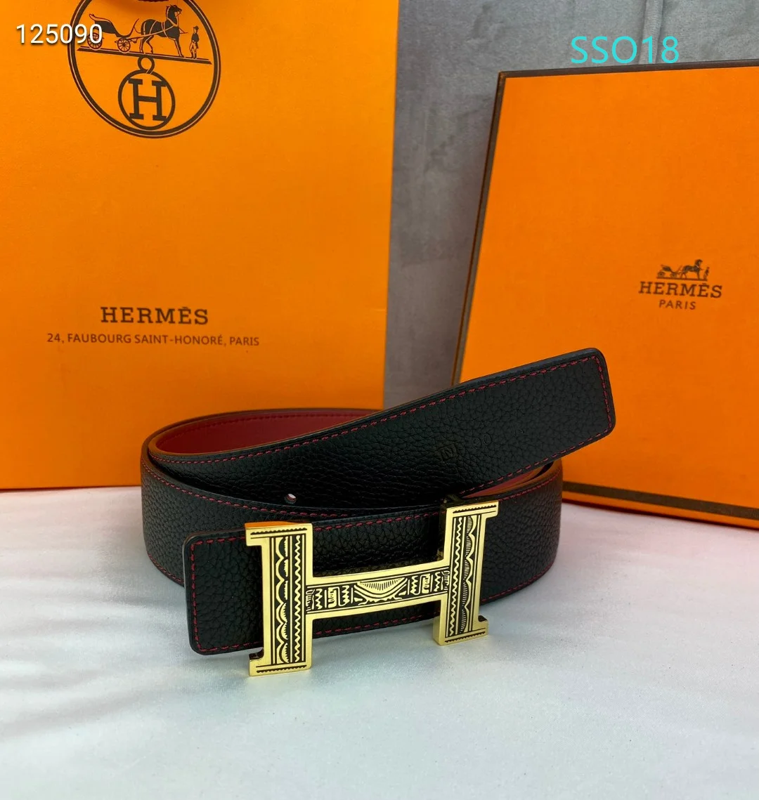 Hermes belt 38mmX95-125cm XH07